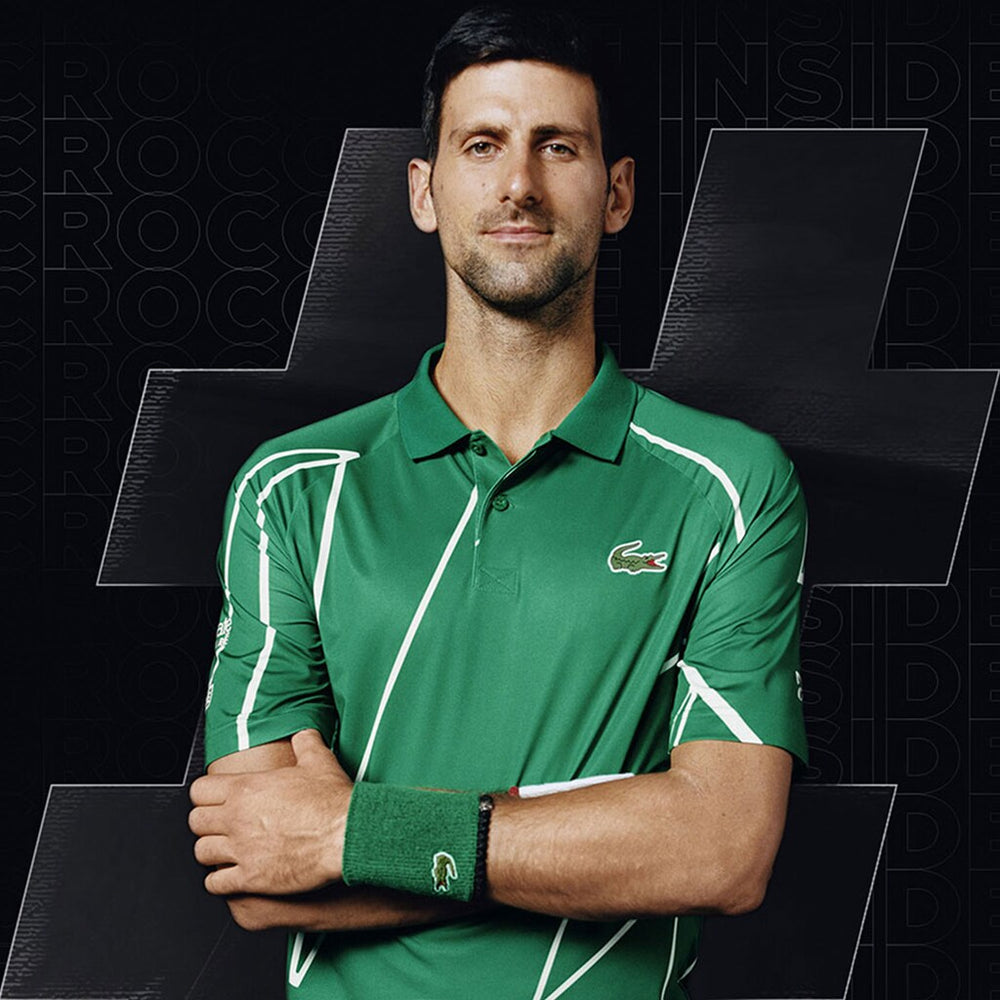 Men's SPORT Novak Djokovic Printed Breathable Polo Shirt / Lacoste