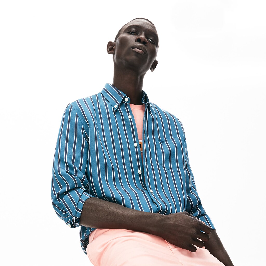 Men's Lightweight Striped Shirt / Lacoste