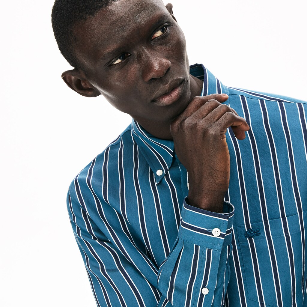 Men's Lightweight Striped Shirt / Lacoste