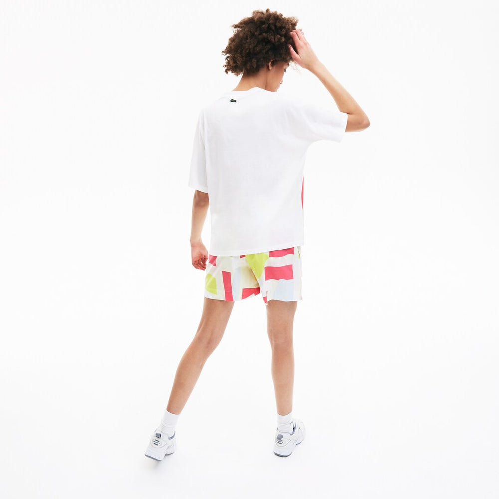 Women's Art-Print Cotton T-Shirt / Lacoste