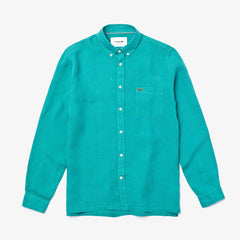 Men's Regular Fit Linen Shirt / Lacoste