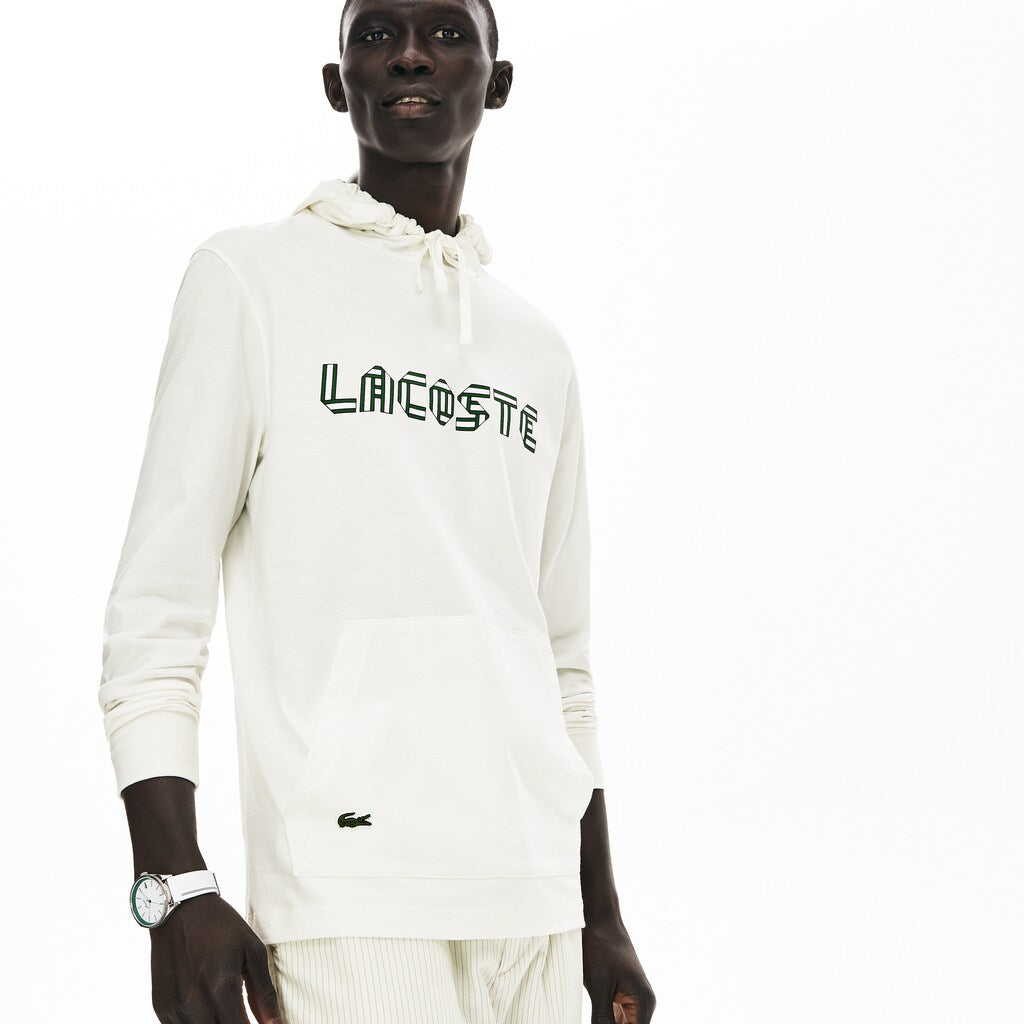 Men's Heritage Ribbon Regular Fit Hooded T-shirt / Lacoste