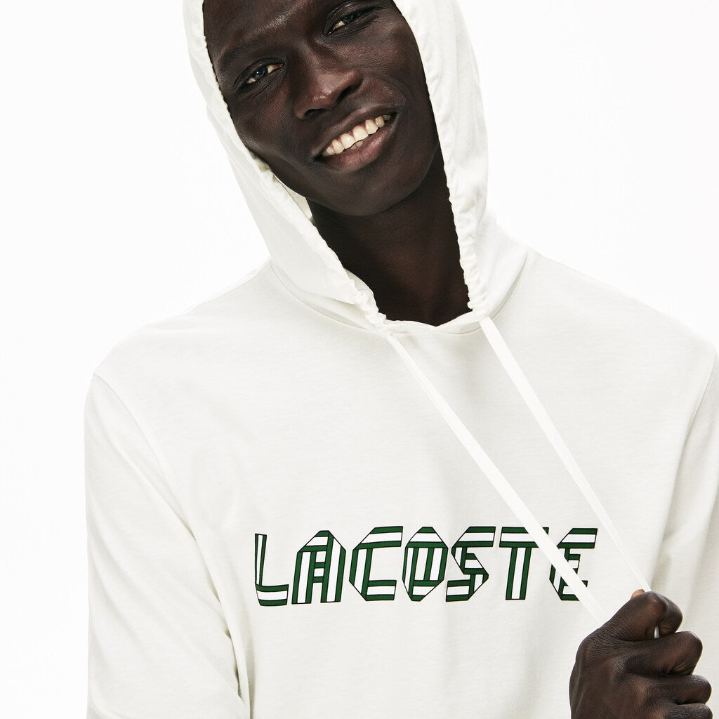 Men's Heritage Ribbon Regular Fit Hooded T-shirt / Lacoste