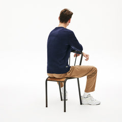 Men's Lettering Print Cotton Heritage Sweater / Lacoste