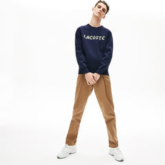 Men's Lettering Print Cotton Heritage Sweater / Lacoste