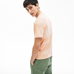 Men's Cotton-Linen Stripe T-shirt / Lacoste