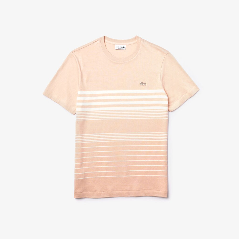 Men's Cotton-Linen Stripe T-shirt / Lacoste