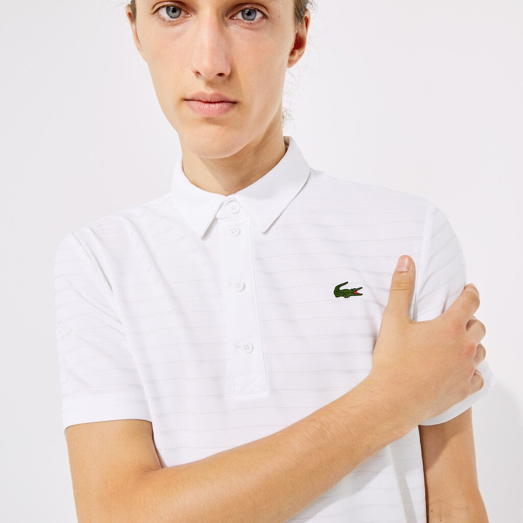 Men's SPORT Textured Breathable Golf Polo Shirt / Lacoste