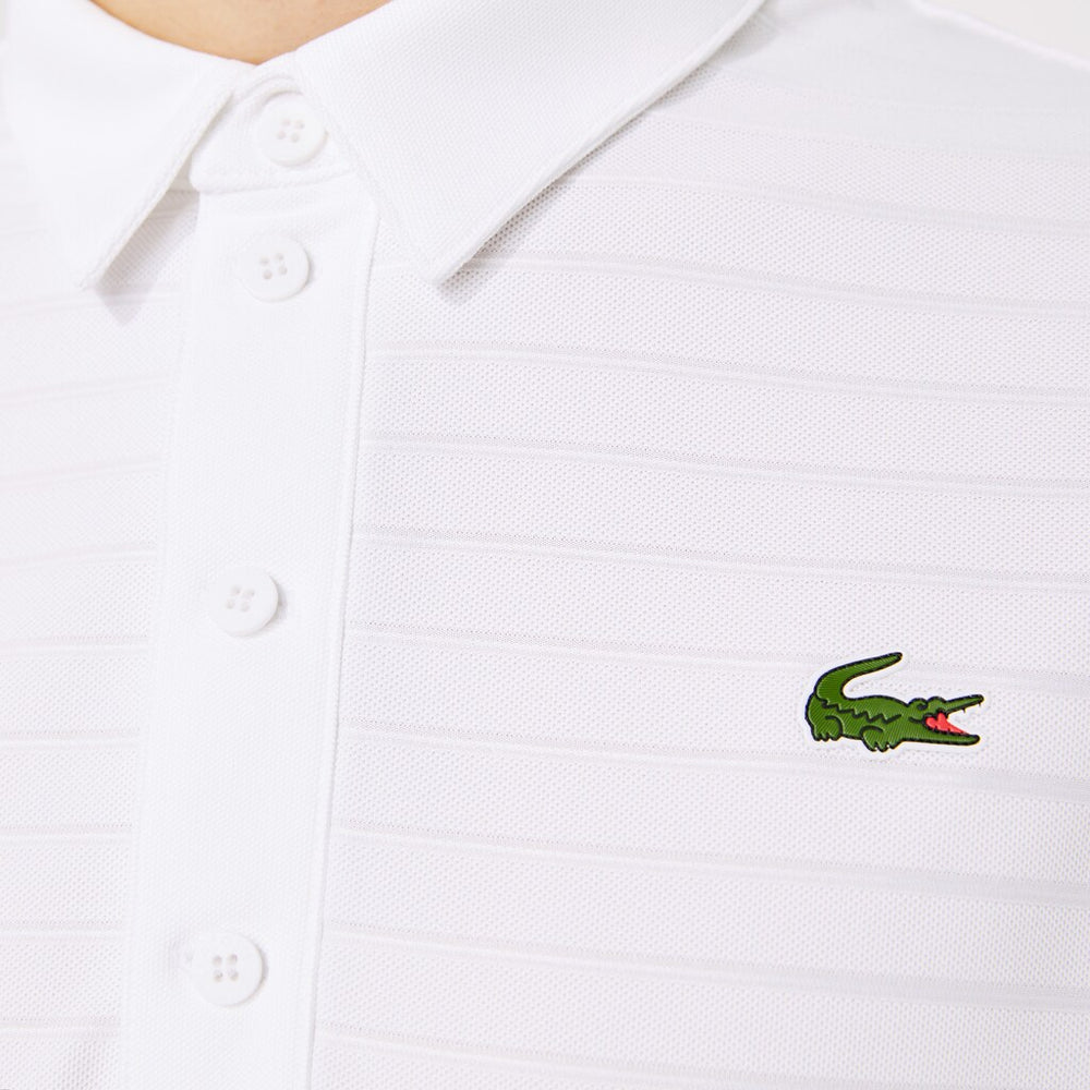 Men's SPORT Textured Breathable Golf Polo Shirt / Lacoste