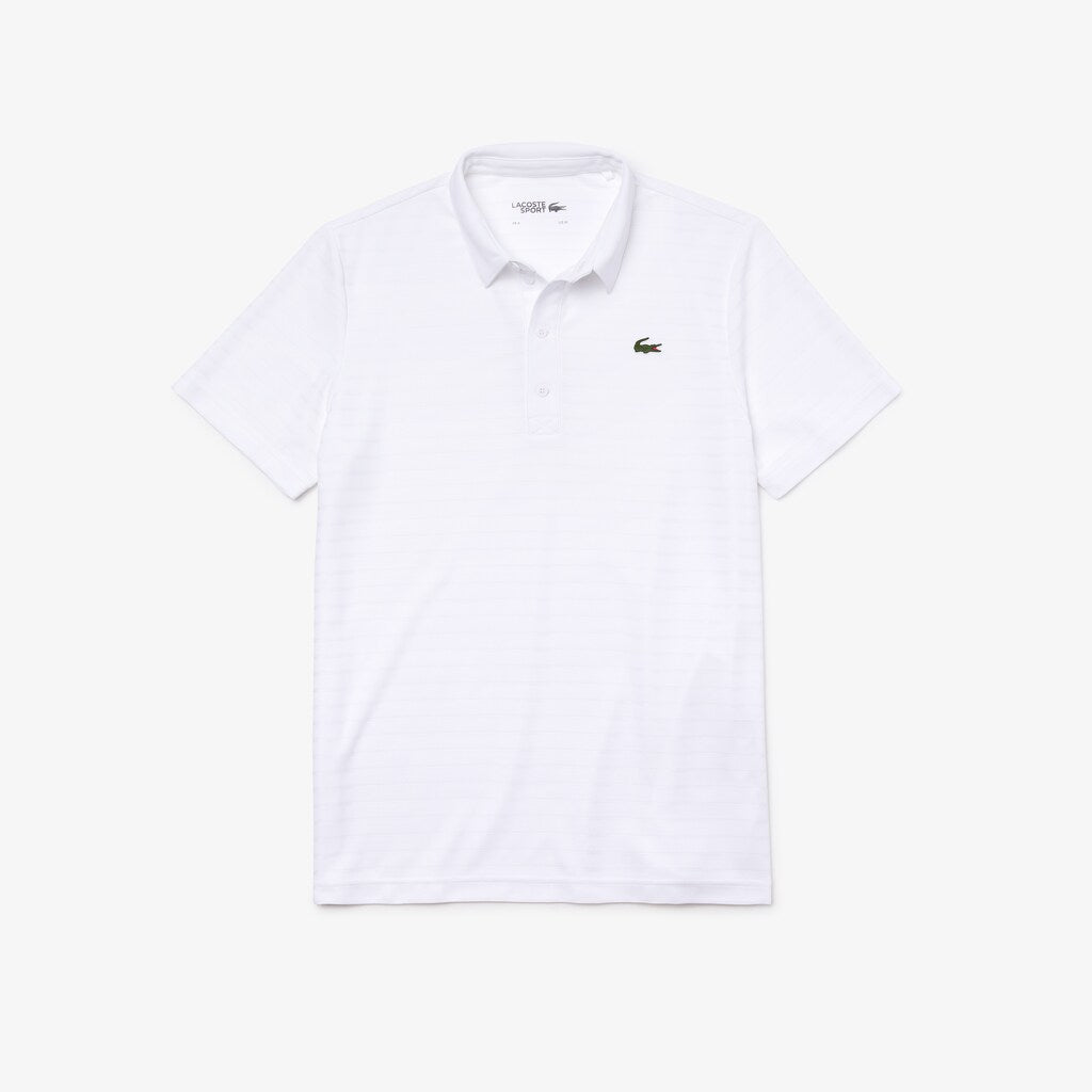 Men's SPORT Textured Breathable Golf Polo Shirt / Lacoste