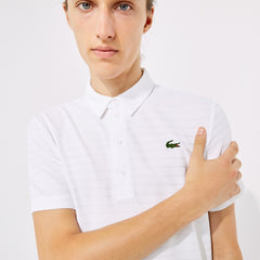 Men's SPORT Textured Breathable Golf Polo Shirt / Lacoste