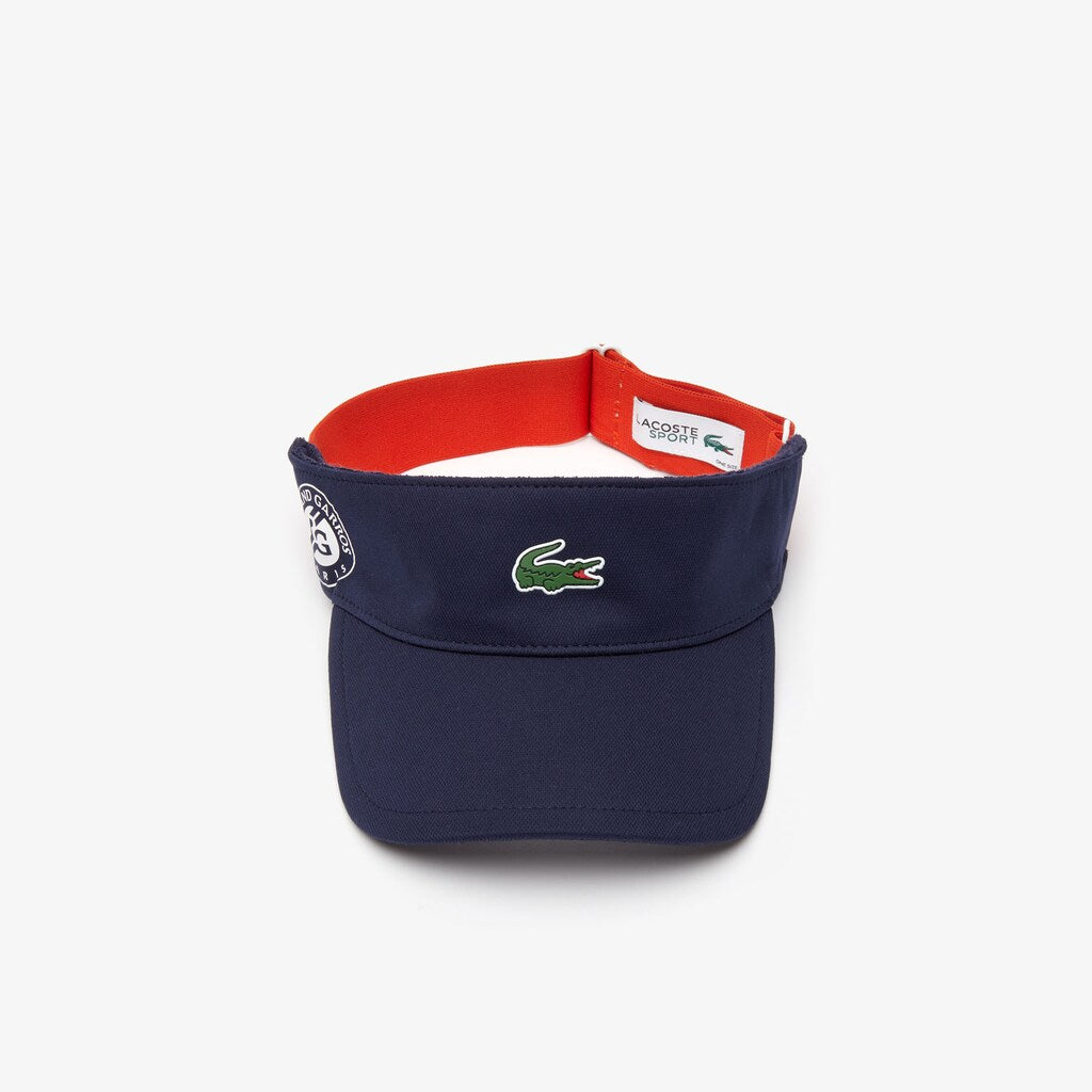 Men's SPORT Roland Garros Two-Tone Piqué Visor / Lacoste