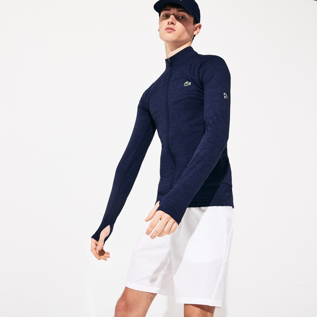 Men's SPORT Novak Djokovic Stretch Zippered Jacket / Lacoste