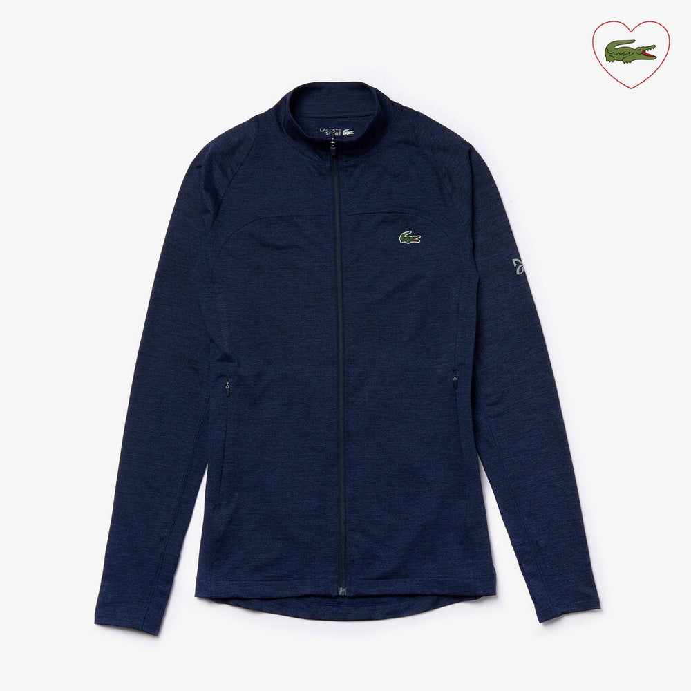 Men's SPORT Novak Djokovic Stretch Zippered Jacket / Lacoste