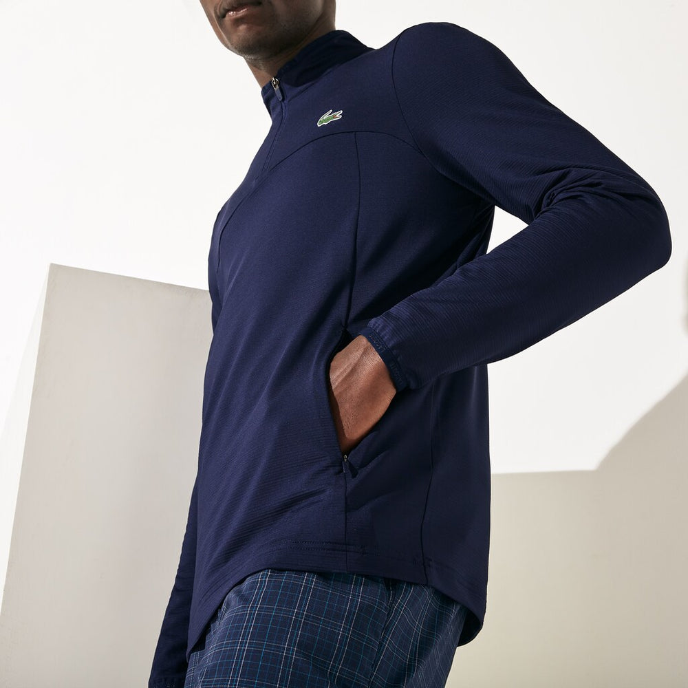Men's SPORT Stretch Zippered Collar Sweatshirt / Lacoste