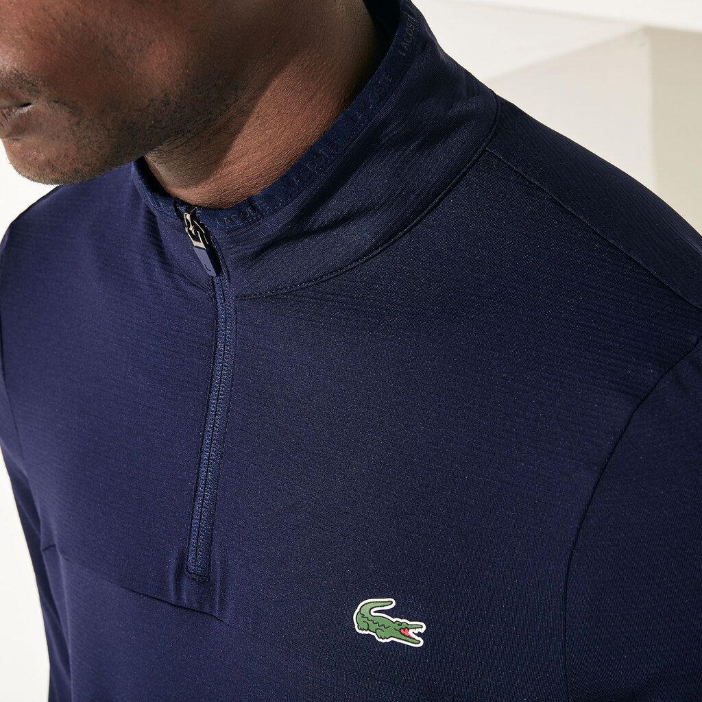 Men's SPORT Stretch Zippered Collar Sweatshirt / Lacoste