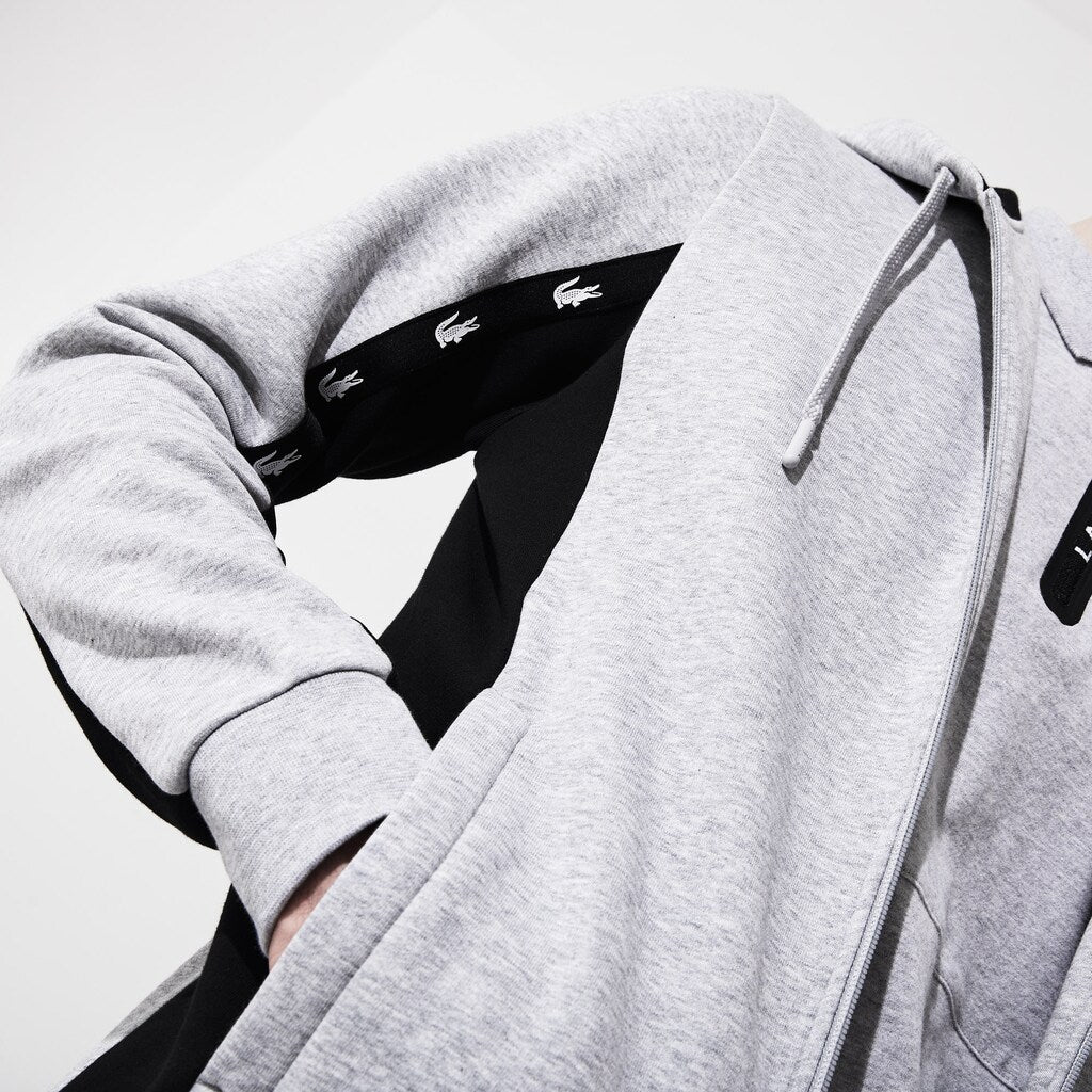 Men's SPORT Two-Tone Fleece Hoody Sweatshirt / Lacoste