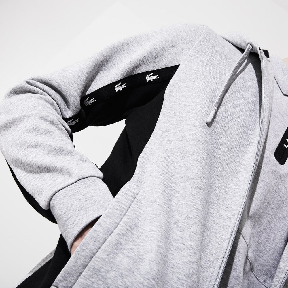 Men's SPORT Two-Tone Fleece Hoody Sweatshirt / Lacoste
