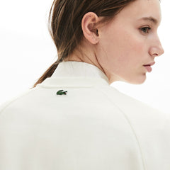Women's Signature Print Crew Neck Sweatshirt / Lacoste