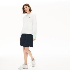 Women's Made in France Crew Neck Organic Cotton Sweatshirt / Lacoste