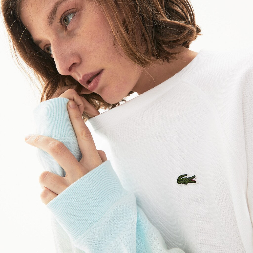 Women's Made in France Crew Neck Organic Cotton Sweatshirt / Lacoste
