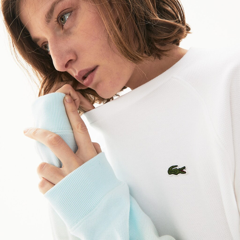 Women's Made in France Crew Neck Organic Cotton Sweatshirt / Lacoste