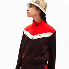Women's Color-Block Fleece Zip Up Sweatshirt / Lacoste
