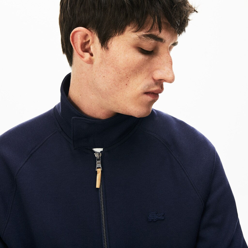 Men's Zippered Solid Sweatshirt / Lacoste