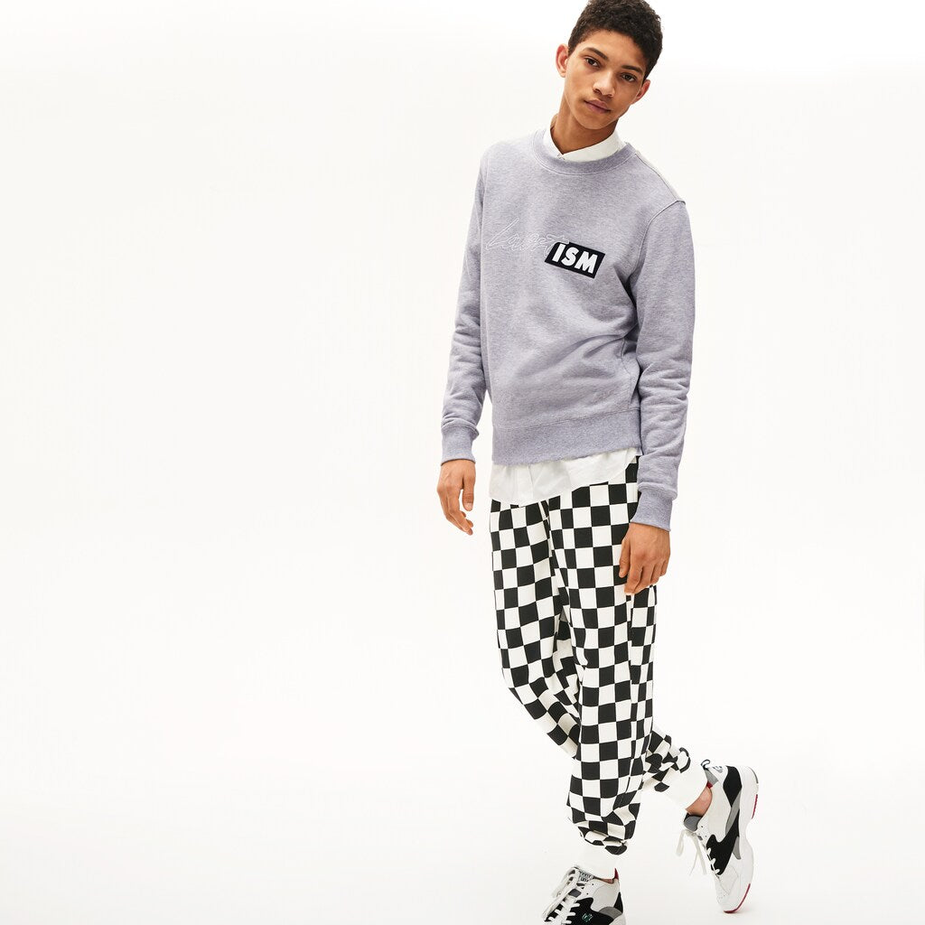 Unisex LIVE Check Fleece Tracksuit Pants / Lacoste