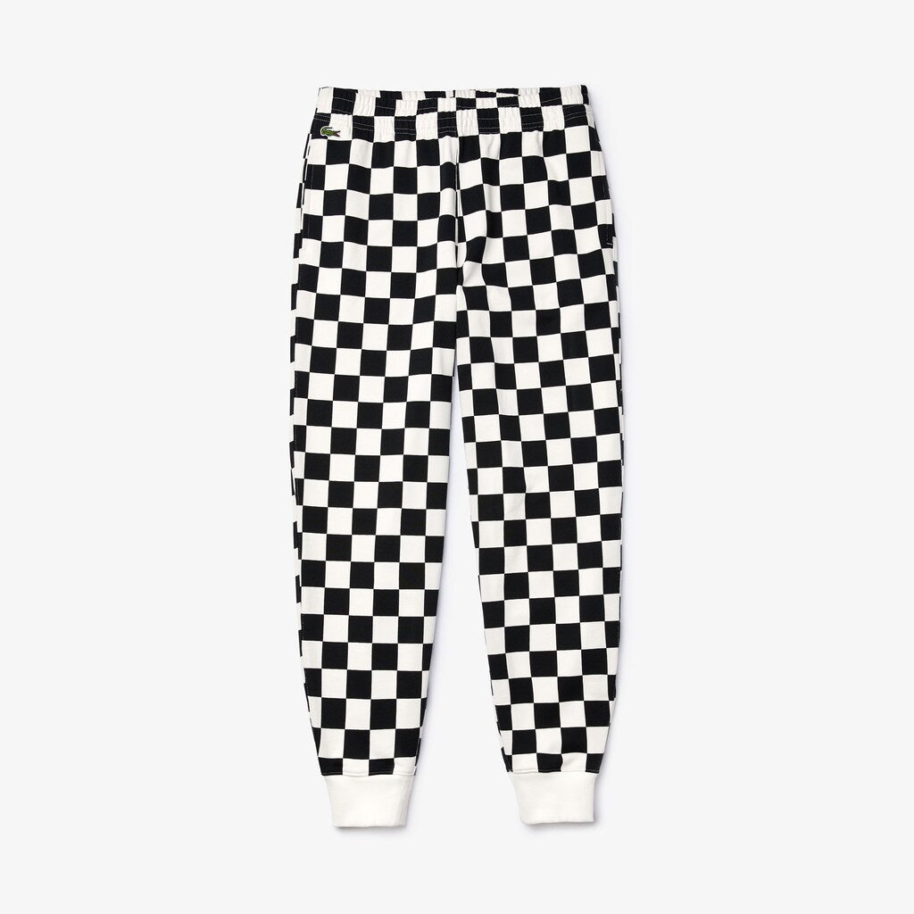 Unisex LIVE Check Fleece Tracksuit Pants / Lacoste