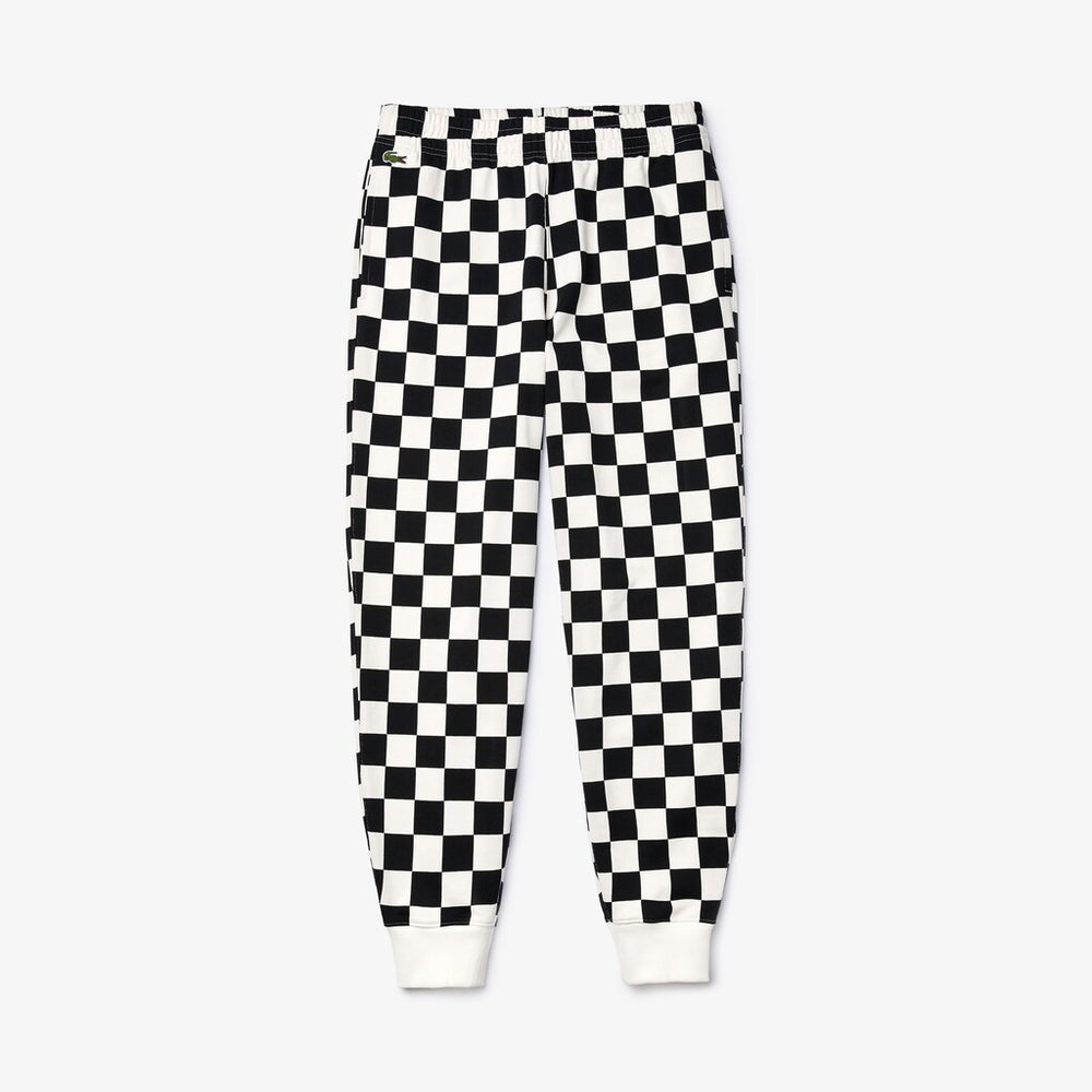Unisex LIVE Check Fleece Tracksuit Pants / Lacoste