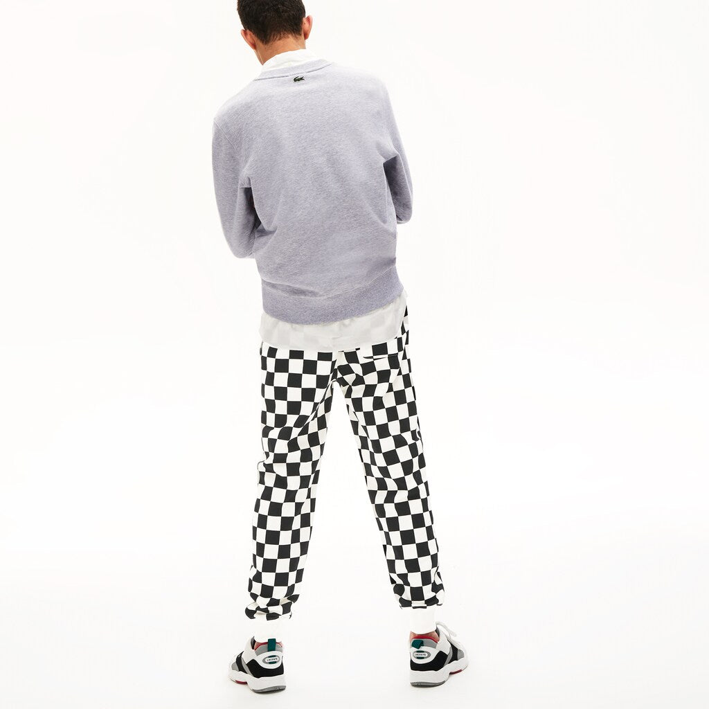 Unisex LIVE Check Fleece Tracksuit Pants / Lacoste