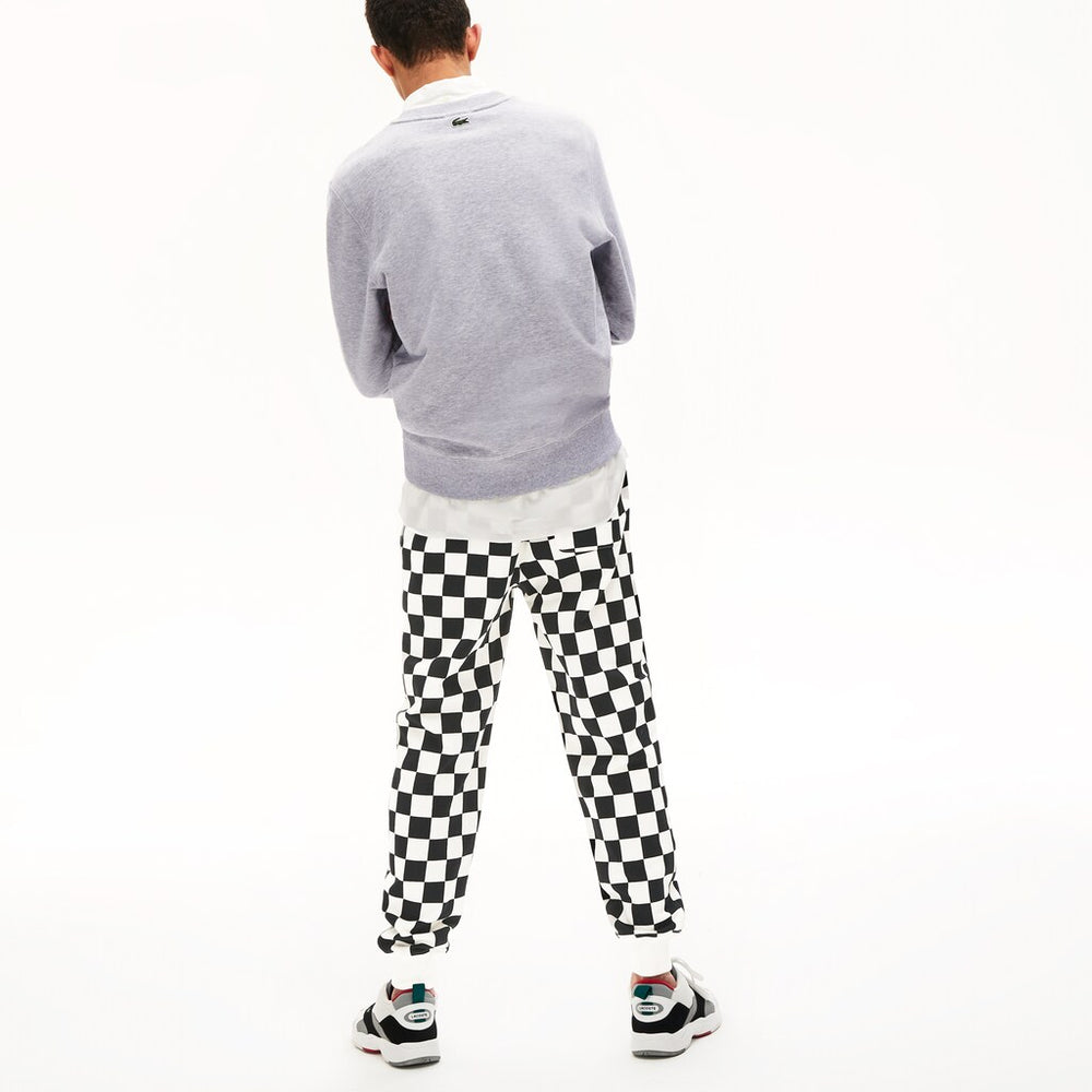 Unisex LIVE Check Fleece Tracksuit Pants / Lacoste
