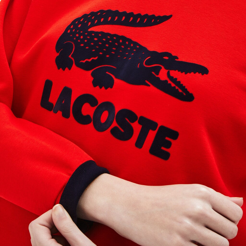Women's Printed Fleece Sweatshirt / Lacoste