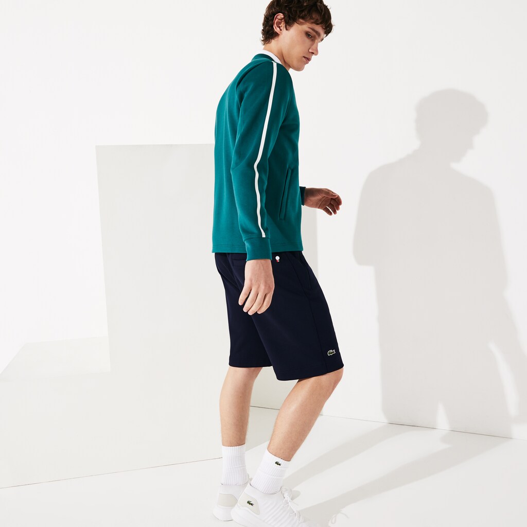 Men's SPORT Roland Garros V-Neck Zip Sweatshirt / Lacoste