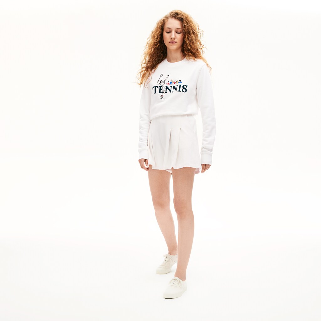 Unisex LIVE Embroidered Tennis Sweatshirt / Lacoste