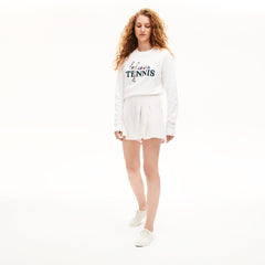 Unisex LIVE Embroidered Tennis Sweatshirt / Lacoste