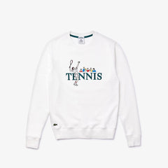 Unisex LIVE Embroidered Tennis Sweatshirt / Lacoste