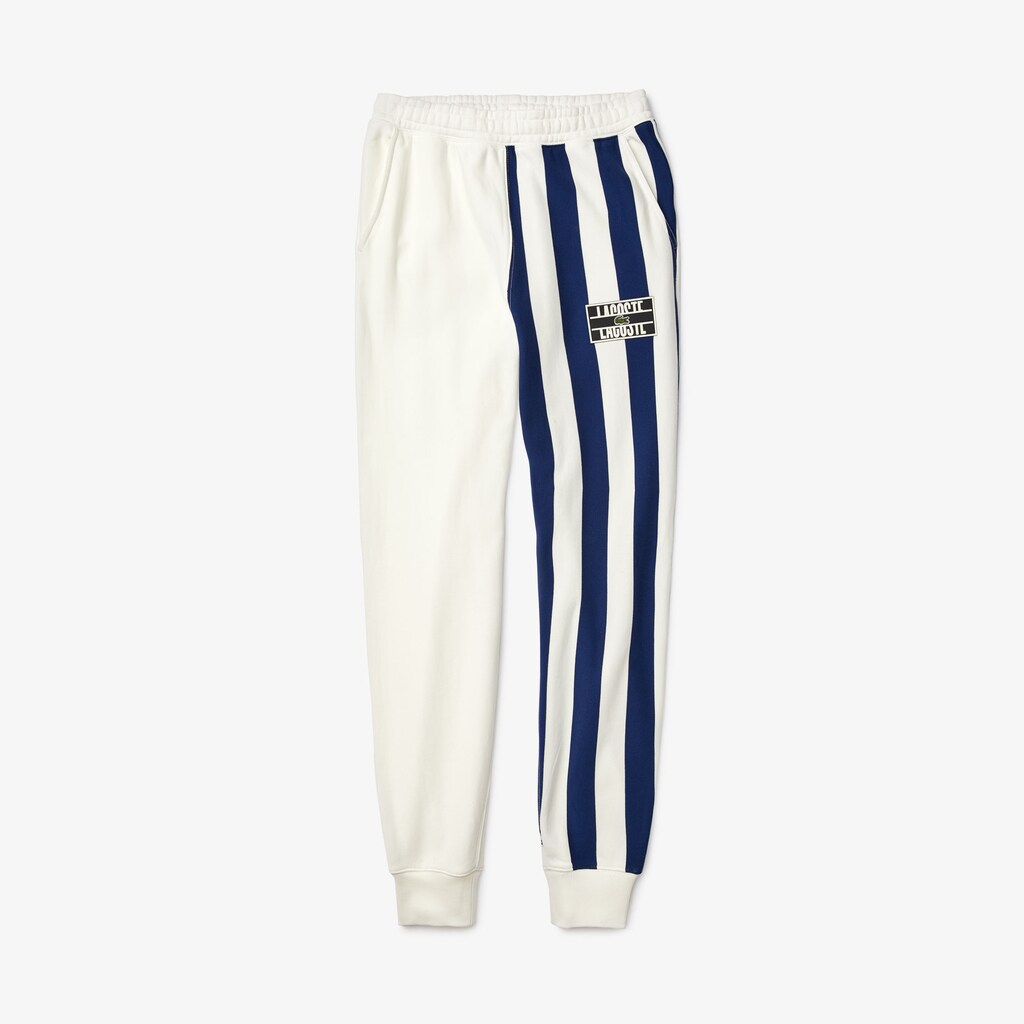 Men's LIVE Bicolor Fleece Tracksuit Pants / Lacoste