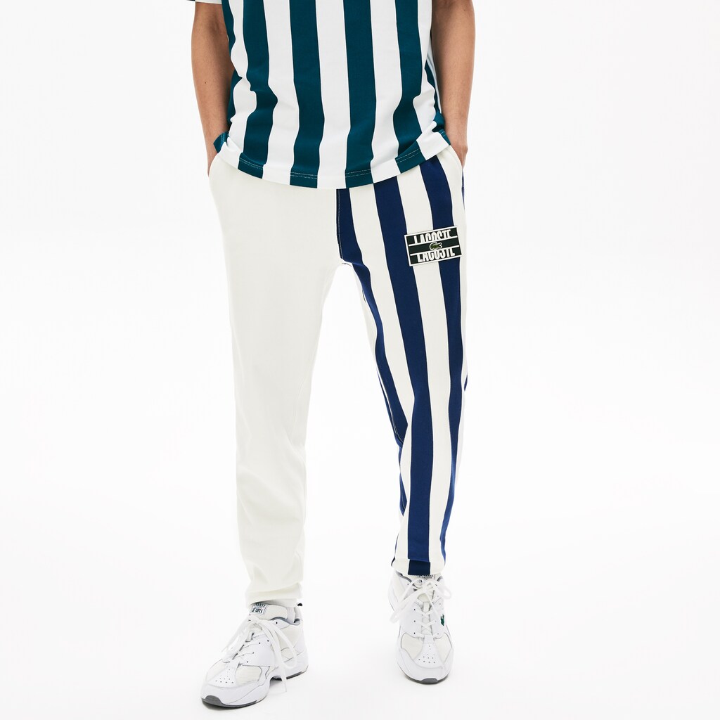 Men's LIVE Bicolor Fleece Tracksuit Pants / Lacoste