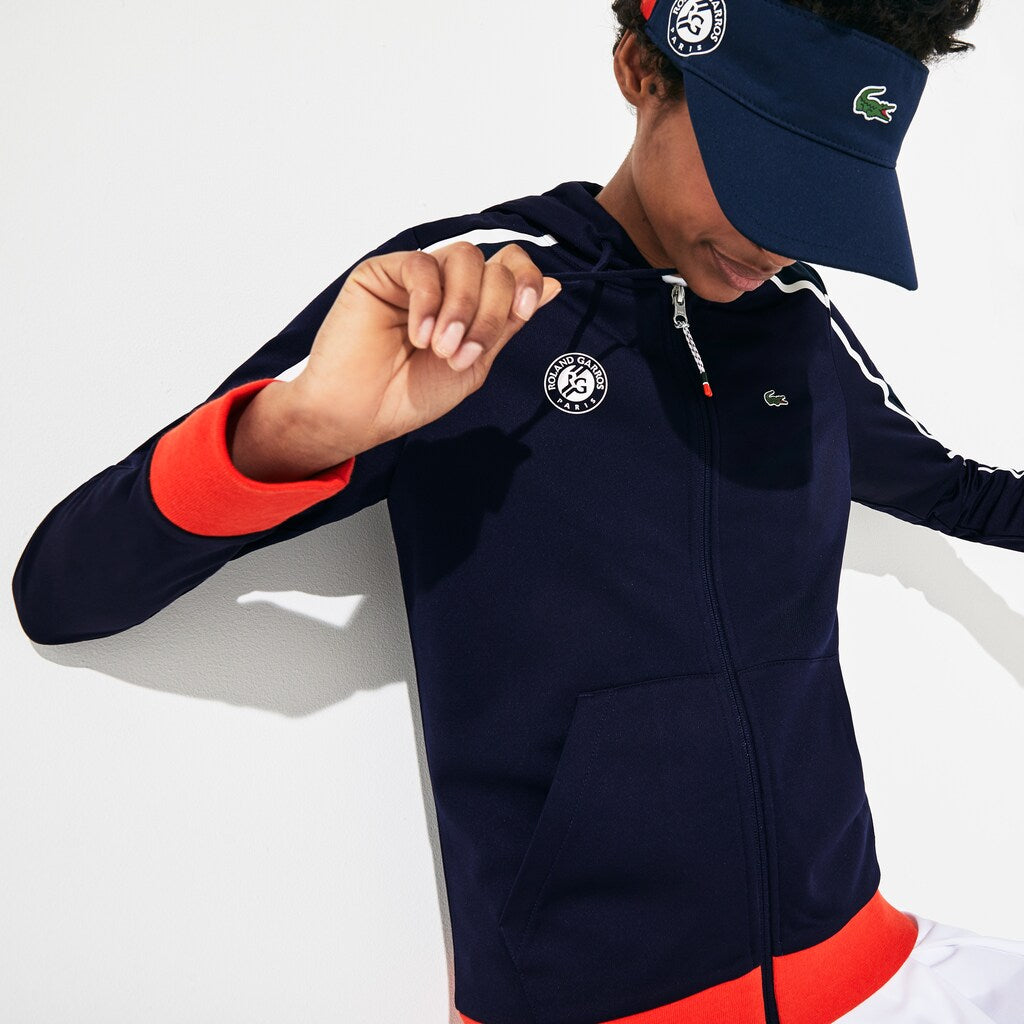 Women's SPORT Roland Garros Hooded Zip-Up Jacket / Lacoste