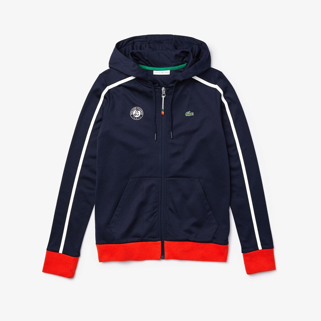 Women's SPORT Roland Garros Hooded Zip-Up Jacket / Lacoste