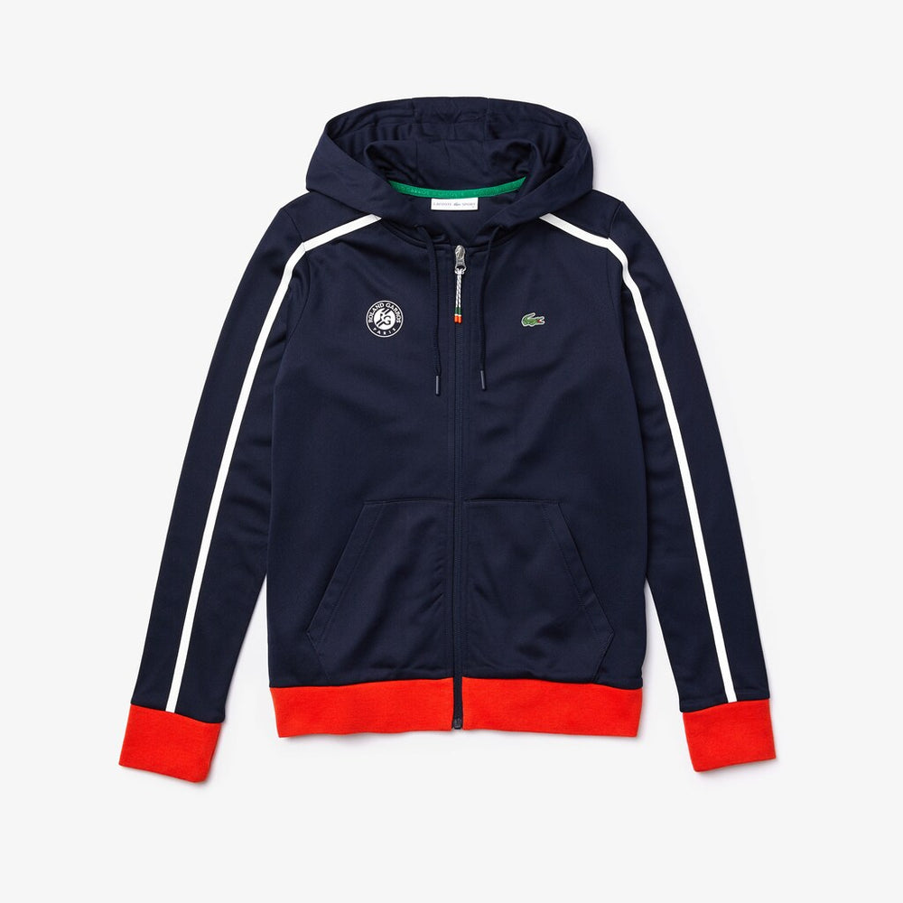 Women's SPORT Roland Garros Hooded Zip-Up Jacket / Lacoste