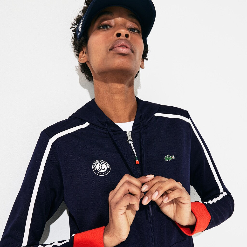 Women's SPORT Roland Garros Hooded Zip-Up Jacket / Lacoste