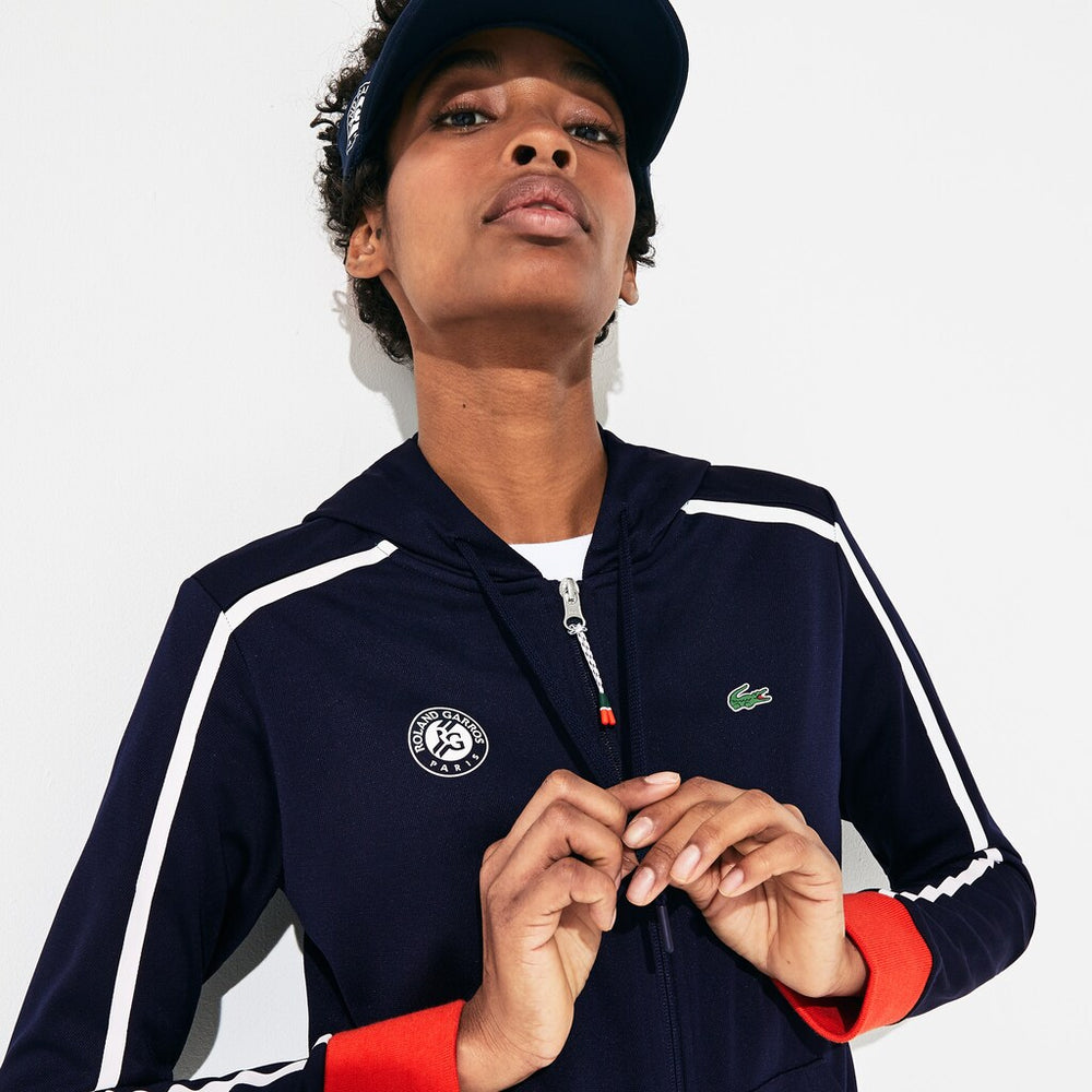 Women's SPORT Roland Garros Hooded Zip-Up Jacket / Lacoste