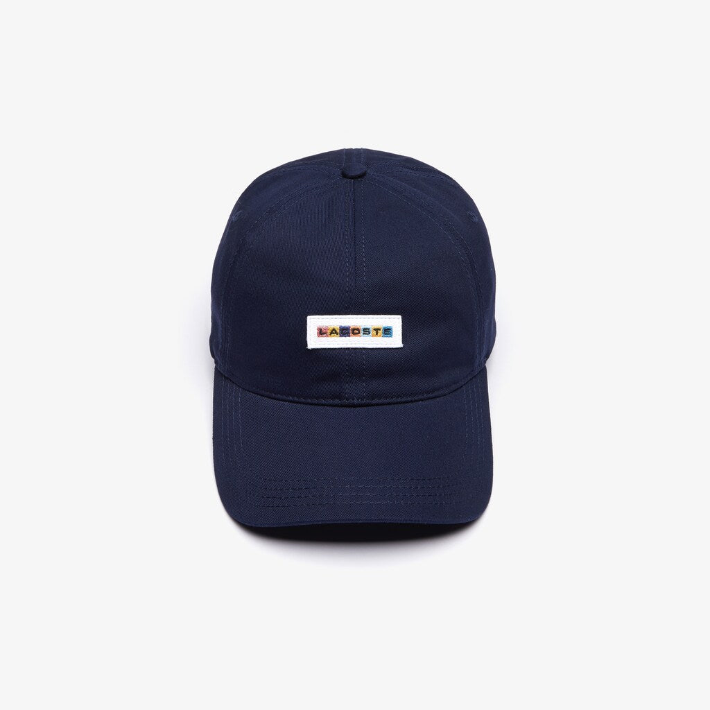 Men's Multicolor-Logo Cotton Cap / Lacoste