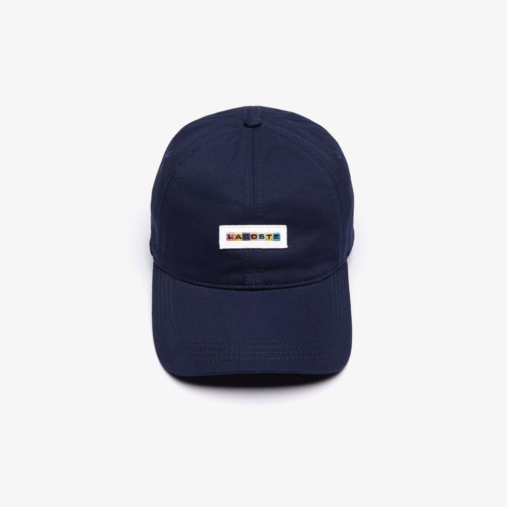 Men's Multicolor-Logo Cotton Cap / Lacoste