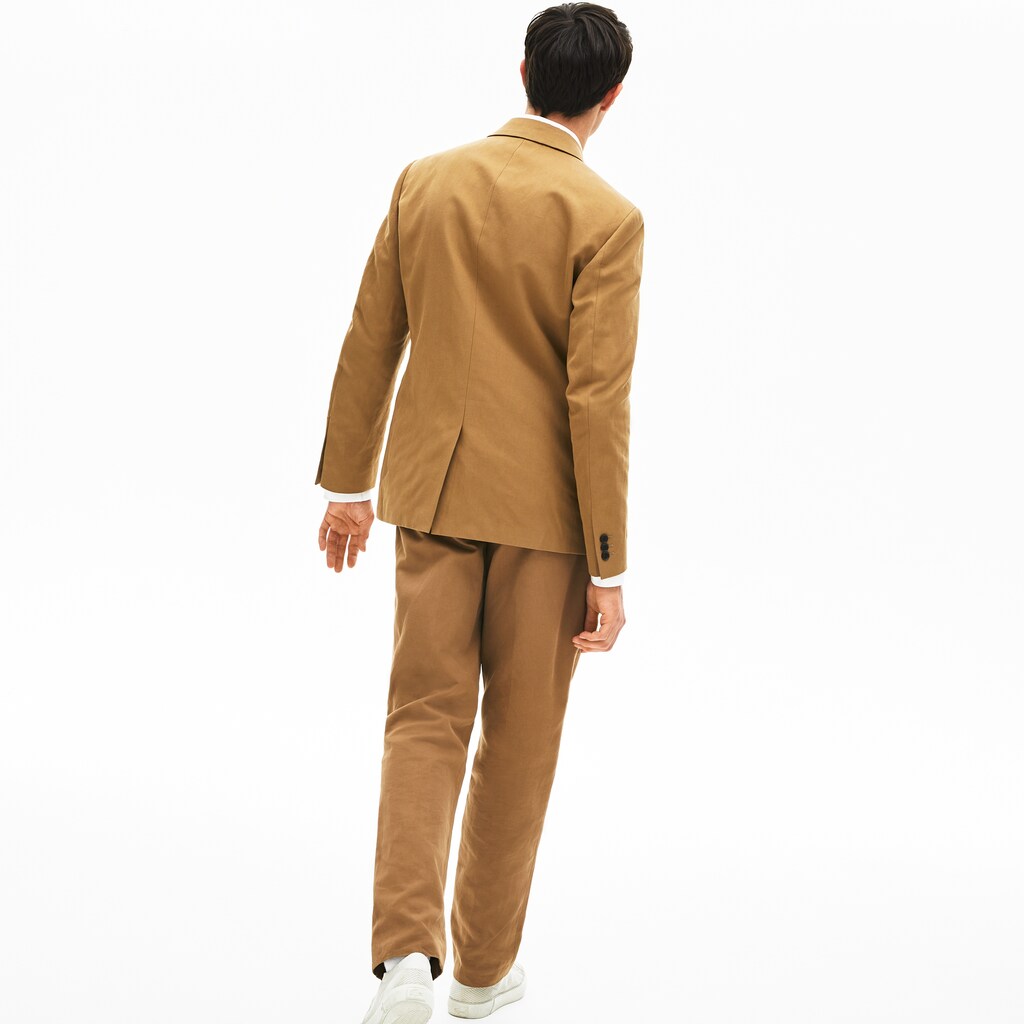 Men's Cotton-Linen Double-Breasted Jacket / Lacoste