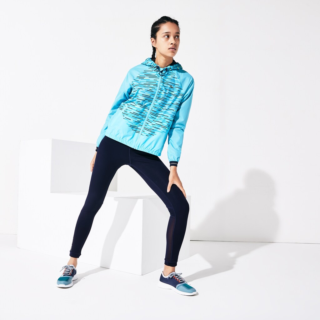 Women's SPORT Paneled Breathable Stretch Tennis Leggings / Lacoste