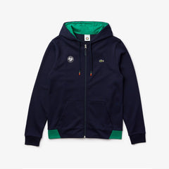 Men's SPORT Roland Garros Hooded Zip-Up Sweatshirt / Lacoste